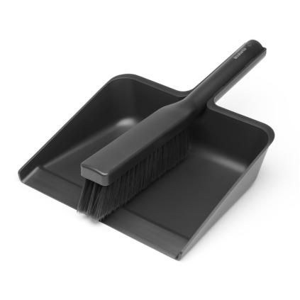 221837 sada lopatky a smetacku sinkside 33 cm tmave seda plast brabantia