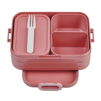 222236 obedovy box bento 900 ml syta mauve plast mepal