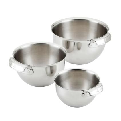 225594 kuchynska misa provisions sada 3 ks stribrna nerezova ocel hestan