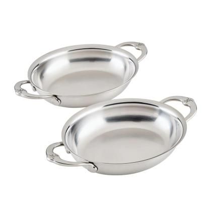 225576 pekac provisions 17 x 14 cm sada 2 ks stribrna nerezova ocel hestan
