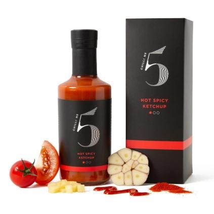 225792 gurmanska chilli omacka hot spicy ketchup 200 ml chilli no5