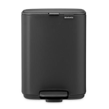 226020 pedalovy odpadkovy kos bo 4 l mineralni seda ocel brabantia