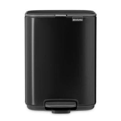 226083 pedalovy odpadkovy kos bo 4 l matna cerna ocel brabantia