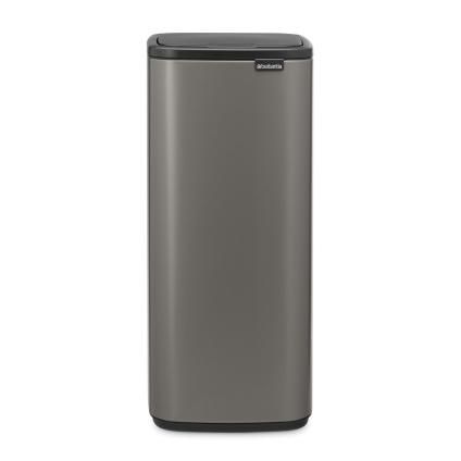 225867 dotykovy odpadkovy kos bo 30 l platinova ocel brabantia