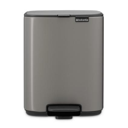 225876 pedalovy odpadkovy kos bo 7 l platinova ocel brabantia
