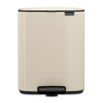 225903 pedalovy odpadkovy kos bo 12 l jemne bezova ocel brabantia