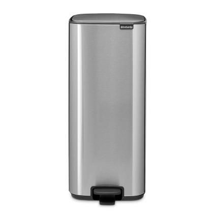 225909 pedalovy odpadkovy kos bo 30 l matna ocelova ocel brabantia
