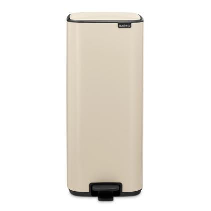 225912 pedalovy odpadkovy kos bo 30 l jemne bezova ocel brabantia