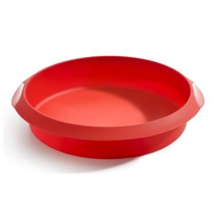 226125 forma na kolac 24 cm cervena silikon lekue