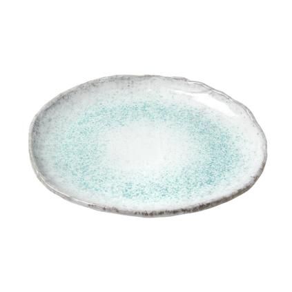 226449 jidelni talir aqua splash 30 cm modra keramika mij