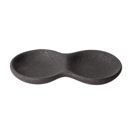 226464 miska na omacku stone slab 15 cm cerna keramika mij