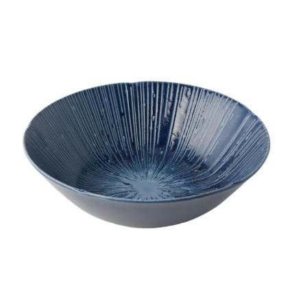 226488 jidelni misa ice sapphire 21 cm 700 ml modra keramika mij