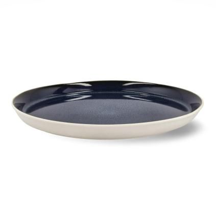 226560 jidelni talir gastro 27 cm bila tmave modra kamenina bitz