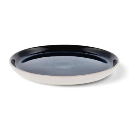 226611 dezertni talir gastro 21 cm bila tmave modra kamenina bitz