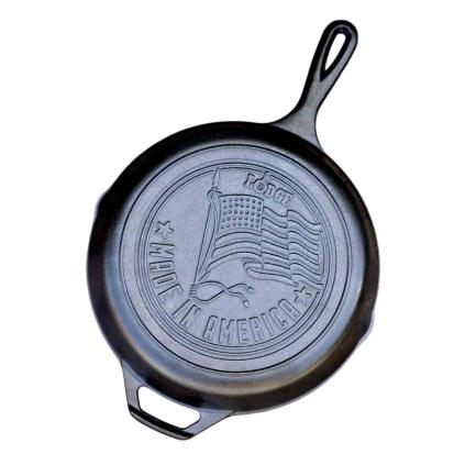 227073 panev na smazeni american flag 26 cm litina lodge