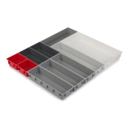 227976 organizer na pribory duo blox 851676 sada 10 ks variabilni seda plast joseph joseph