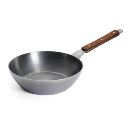 228556 panev na sote carbon steel 24 cm ocel woll