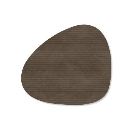 228681 podtacek curve corduroy 11 x 13 cm kaviarova kuze lind dna