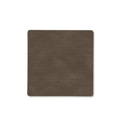 228687 podtacek square corduroy 10 x 10 cm kaviarova kuze lind dna