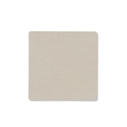 228684 podtacek square corduroy 10 x 10 cm ustricove bila kuze lind dna