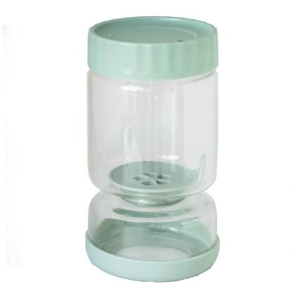 228966 sklenice na okurky s odkapavacem pkv 086 900 ml sklo pebbly