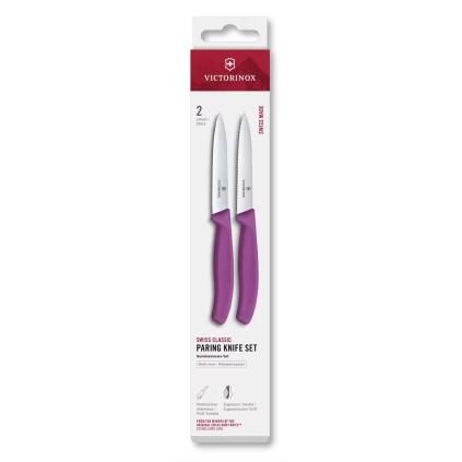 229353 sada nozu swiss classic 10 cm sada 2 ks fialova plast victorinox