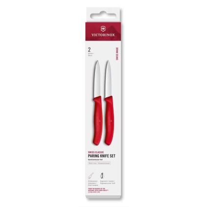 229374 sada nozu swiss classic 8 cm sada 2 ks cervena plast victorinox