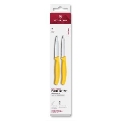 229323 sada nozu swiss classic 8 cm sada 2 ks zluta plast victorinox