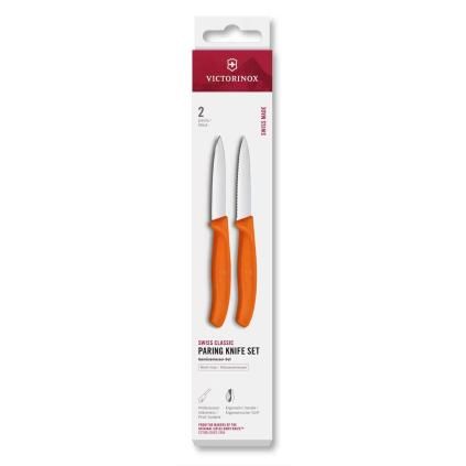 229359 sada nozu swiss classic 8 cm sada 2 ks oranzova plast victorinox