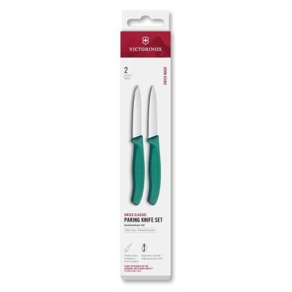229380 sada nozu swiss classic 8 cm sada 2 ks zelena plast victorinox