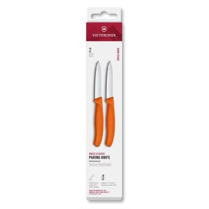 229461 sada nozu swiss classic 8 cm sada 2 ks oranzova plast victorinox