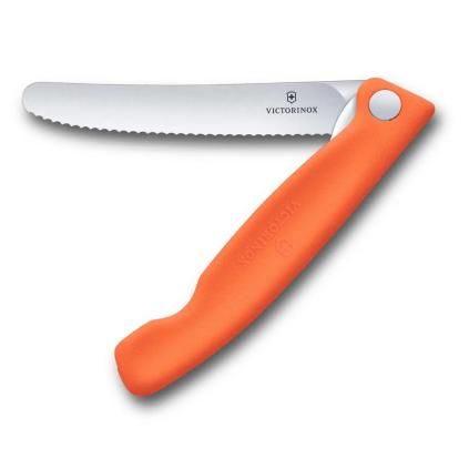 229440 kapesni nuz swiss classic 11 cm vroubkovany oranzova plast victorinox