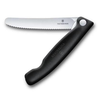 229425 kapesni nuz swiss classic 11 cm vroubkovany cerna plast victorinox