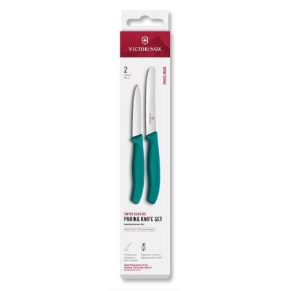 229491 sada nozu swiss classic 8 a 11 cm sada 2 ks zelena plast victorinox