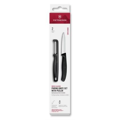 229335 sada noze a skrabky swiss classic sada 2 ks cerna plast victorinox