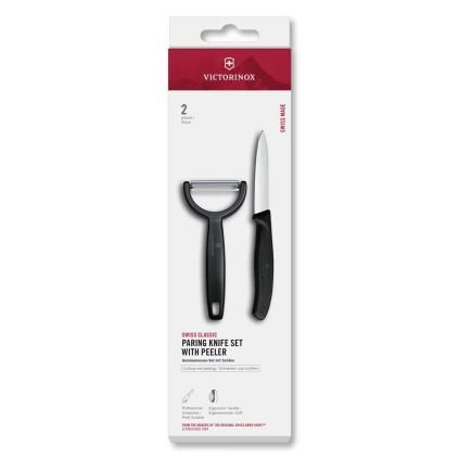 229416 sada noze a skrabky swiss classic sada 2 ks cerna plast victorinox