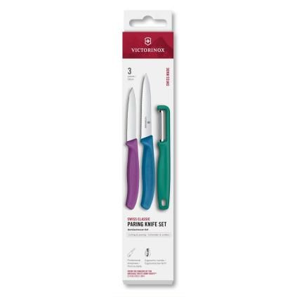 229389 sada noze a skrabky swiss classic sada 3 ks vicebarevna plast victorinox