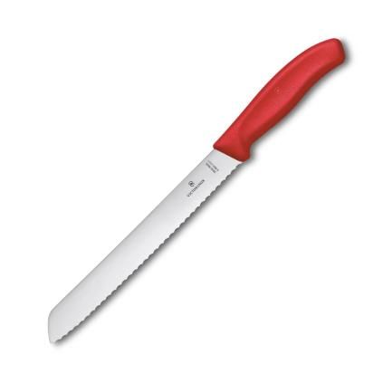 229158 nuz na chleba swiss classic 21 cm cervena plast victorinox