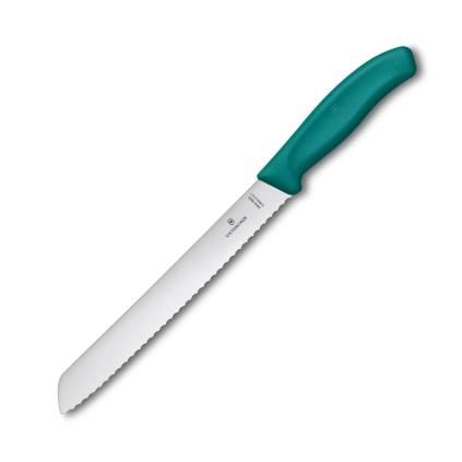 229161 nuz na chleba swiss classic 21 cm zelena plast victorinox