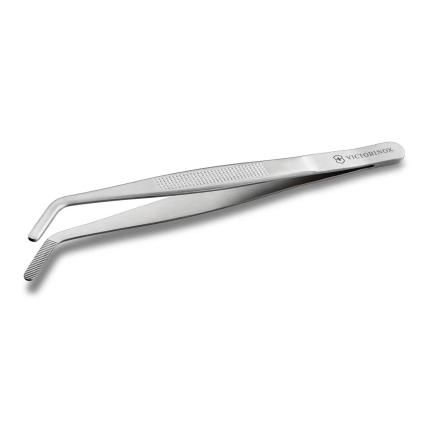 229113 kuchynska pinzeta 16 cm zahnuta spicka stribrna nerezova ocel victorinox