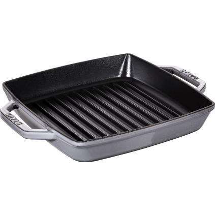 141047 litinova grilovaci panev s uchy grafitove seda 28 x 28 cm staub