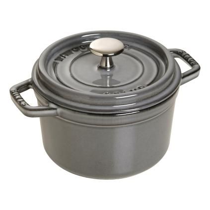 140765 kulaty hrnec grafitove seda o 14 cm staub