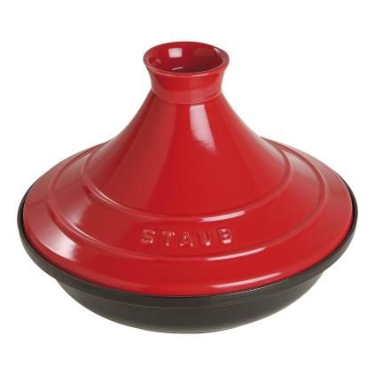 141242 litinovy tajine o 28 cm cerny s visnovou poklici staub