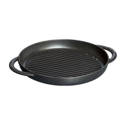 141086 litinova grilovaci panev kulata cerna o 26 cm staub