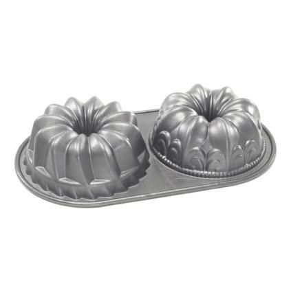 137681 forma na 2 male babovky duet bundt stribrna nordic ware