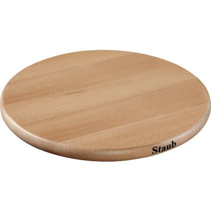141407 drevena podlozka pod hrnce s magnetickym jadrem o 23 cm staub
