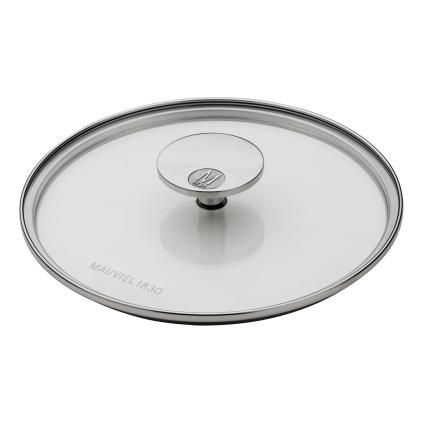 152942 sklenena poklice s nerezovym uchytem o 20 cm mauviel
