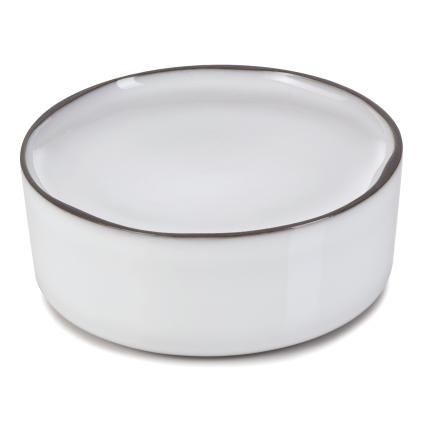 149576 servirovaci miska pedestal 15 cm bila keramika revol
