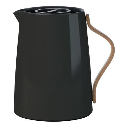 161540 vakuova termoska na caj emma black 1 l danish modern 2 0 stelton
