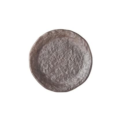 226434 predkrmovy talir stone 17 cm hneda keramika mij